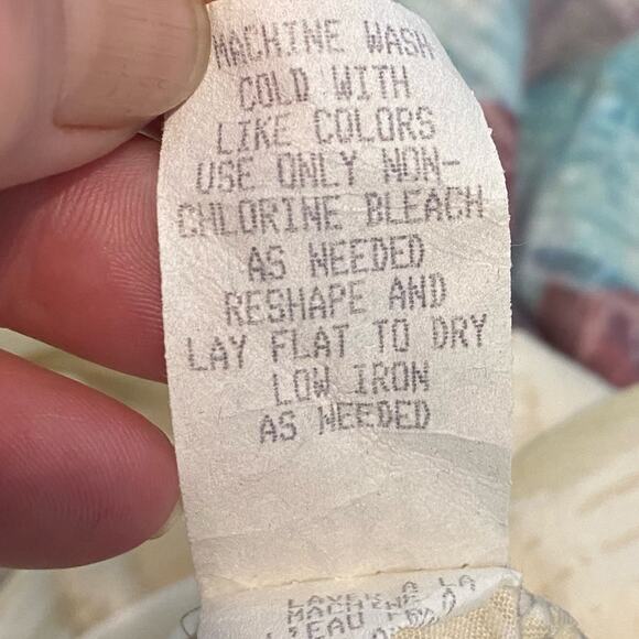 Free People We The Free Watercolor Print Raglan Tee Sz L - Picture 5 of 6